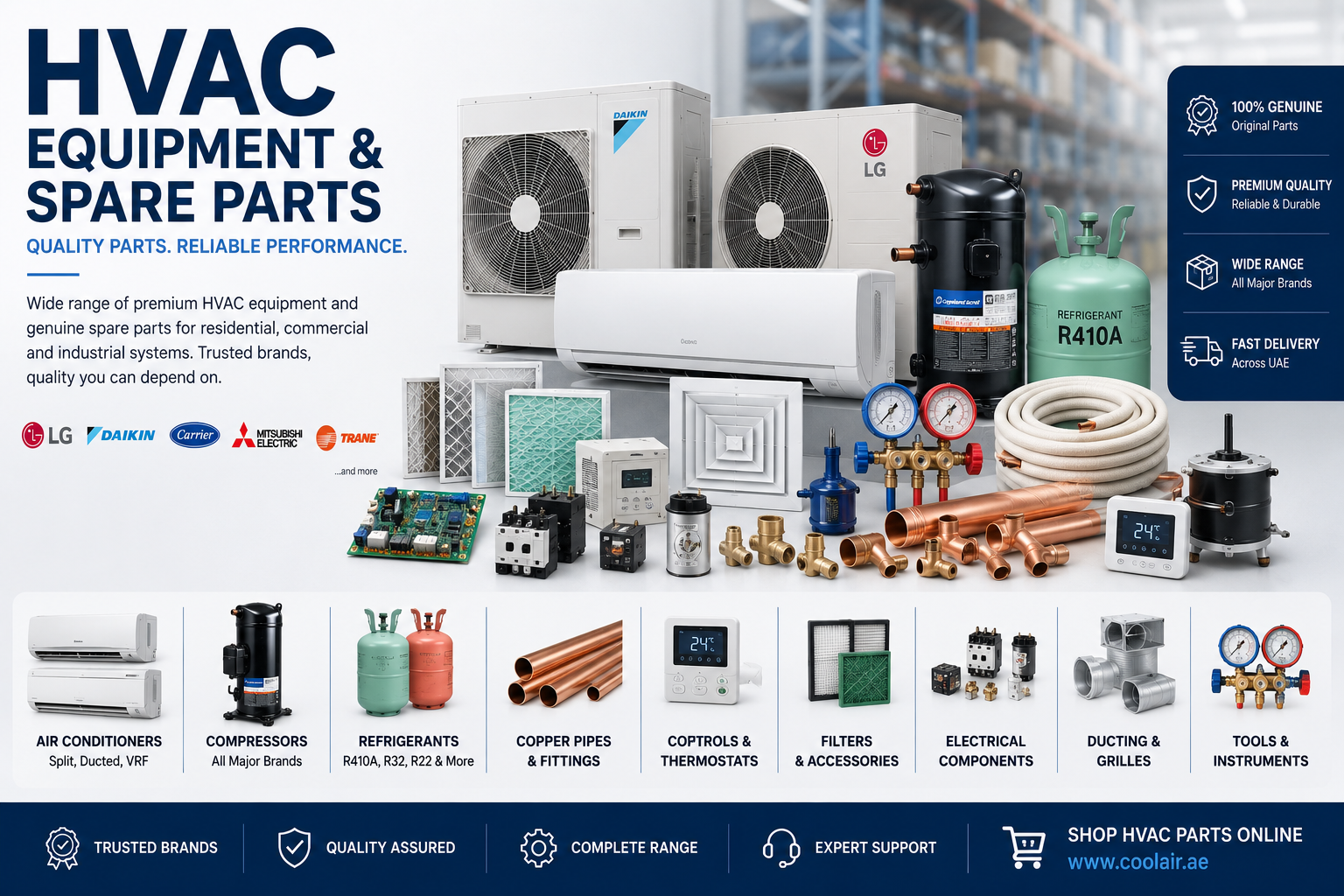 HVAC Equipment & Spare Parts